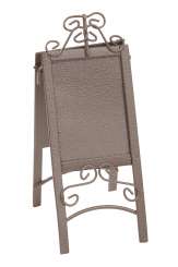 3473042 Schild  11cm 3-teilig, braun 