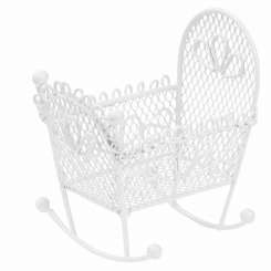 3473057 Wiege 9cm, weiss 