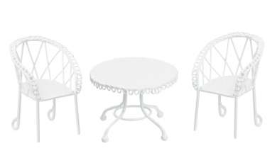 3473062 Sitzgruppe I,  6,5cm, weiss 