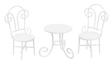 3473063 Sitzgruppe II,  5 - 9cm, weiss 