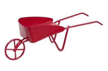 3473086 Schubkarre 12,5cm rot  