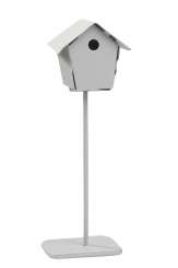 3473088 Vogelhaus 10cm grau  