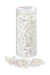 3478016 Deko-Steine weiss-big,  500 gr. 
