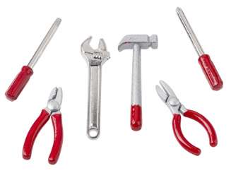 3481012 Mini-Werkzeug-Set  2cm, 6St sort 