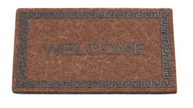 3481016 Fussmatte, 2St. 3,5x5,5cm braun 