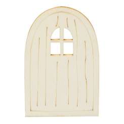 3481025 Holztür I 6x9,5x0,3cm natur 