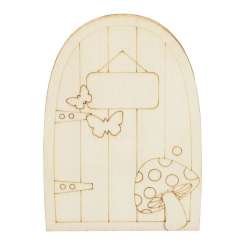 3481028 Holztür IV 6,5x10x0,3cm natur 