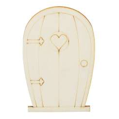 3481029 Holztür V 6,4x10x0,3cm natur 