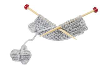 3481041 Strickzeug  5,5x2,5x1cm grau 