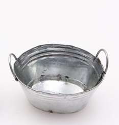 3481046 Metall-Wanne 5,1x3,9x3,2cm silber 