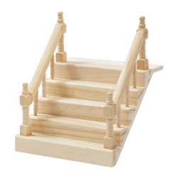 3481060 Treppe m. Handlauf 10,5cm breit  Holz 