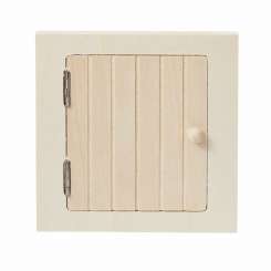 3481075 Tür 10x10cm Holz  