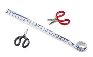 3481082 Scheren und Massband 2-16cm 3teilig 