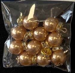 3481127 Christbaumkugeln 1cm champ 10St. 