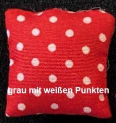 3481146 Kissen 2,8x2,8cm grau w Punkt 2St 