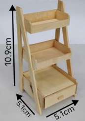 3481151 Treppenregal 5,1x5,1x10.9cm natur  