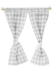 3481178 Vorhang 11,5 x 12 cm, grau-weiß 