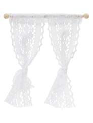 3481179 Vorhang 11,5 x 12 cm, weiß-Spitze 