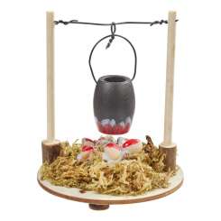 3481242 Feuerstelle inkl. 1x CR2032 Knopfzelle ca. 7 x 7 x 8,5 cm  