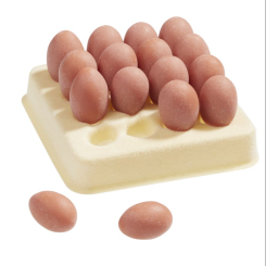 3481268 Eier 4 x 4 cm braun 
