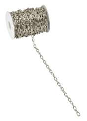 3501121 Kette 10mm alt-silberfarbig  10m 