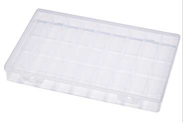 3504102 Sortiments-Box, 36 Fächer, 37,5 x 23 x 4,5 cm 