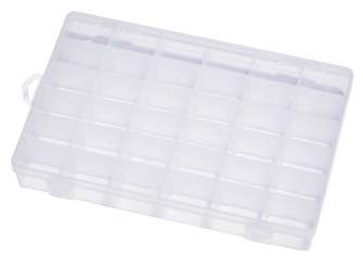3504103 Sortiments-Box, 36 Fächer, 27,5 x 17,5 x 4,3 cm 