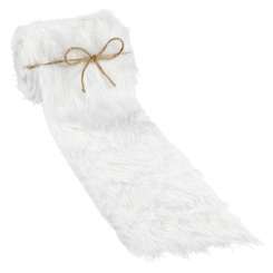 3508011 Kunstfell-Band 12cmx2m weiss 