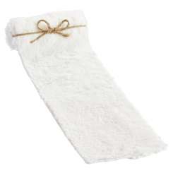 3508040 Plüschfell-Band 12cmx2m weiss 