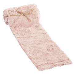 3508044 Plüschfell-Band 12cmx2m rosenholz 