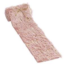 3508082 Deko-Fell 8cmx2 m, rosenholz/gold 