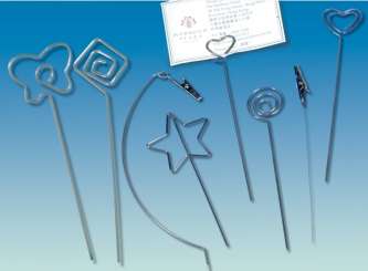 3710031 Notizhalter m.Klammer gerade15cm 10 Stk. 