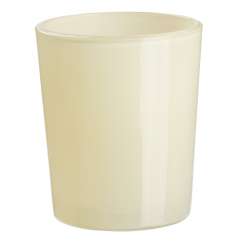 3750237 Teelichtglas 6,5x4,8x5,8cm, creme 