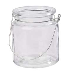 3750247 Glas m. Metallbügel, 7,5 x 9cm 