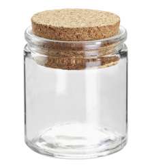 3750311 Dekoglas rund 4.3x5cm m.Korken 