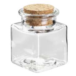 3750313 Dekoglas viereck 4x6cm m.Korken 