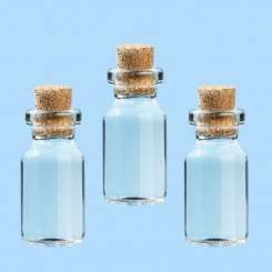 3750321 Glasröhrchen 10x30mm m.Kork  8St 