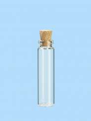 3750338 Mini Glasröhrchen mit Kork ,12x46mm,6St. 