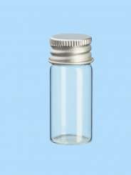 3750343 Mini-Glasröhrchen m.Schraubverschluss,  22x50mm,4St. 