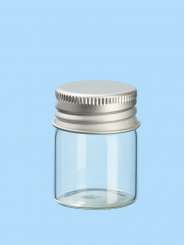 3750344 Mini-Glasröhrchen m.Schraubverschluss, 30x40mm,4St. 