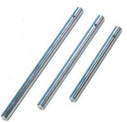 3750901 Klangstab Set 7+9+11cm silber voll 