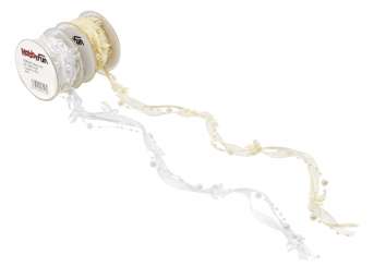 3822436 Band m.Tauben  5m weiss        