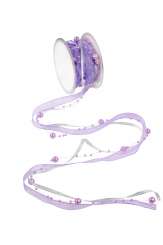 3822487 Band m.Perlen 10m lavendel 