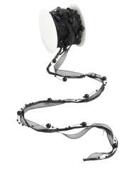 3822495 Band m.Perlen  10m schwarz 