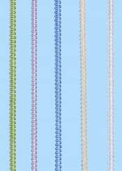 3822711 Miniborte   3mm/25m apfelgrün 