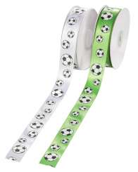 3822784 Fussballband 25mm/20m weiss 