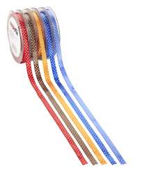 3822911 Band m.Punkte  10mm/20m braun 