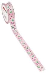 3823103 Band ABC 25mm/5m rosa  