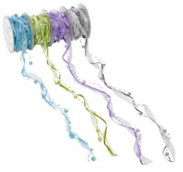 3823154 Band m.Perlen 10m weiss-grau 