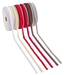 3823401 Pompon-Borte 10mm/10m grau 